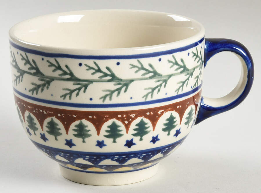 Evergreen Soup Mug by BOLESLAWIEC-1