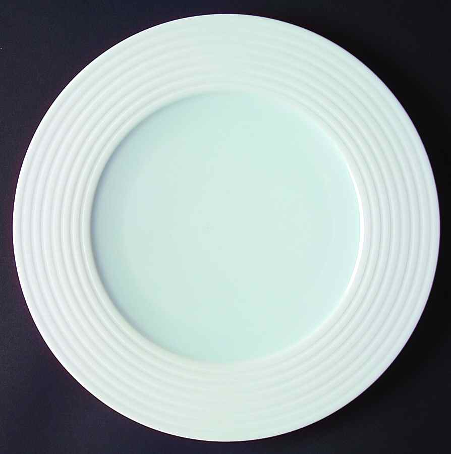 Concentric Blue Dinner Plate by Block-1