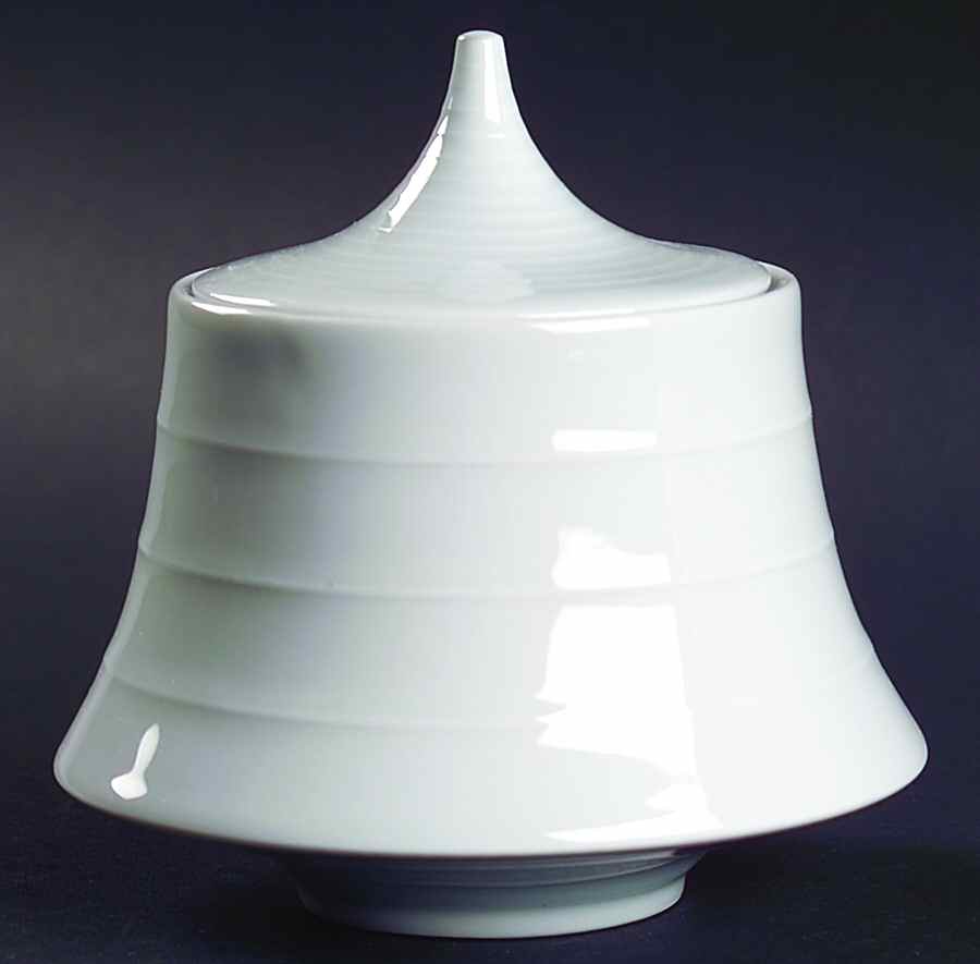 Concentric Blue Sugar Bowl & Lid by Block-1