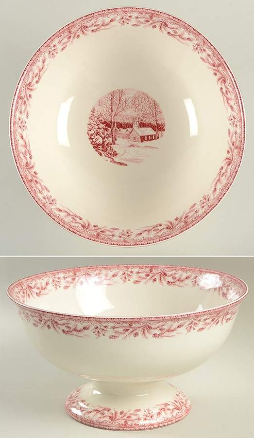 Twilight Passage Footed Bowl by Burgess & Leigh-1