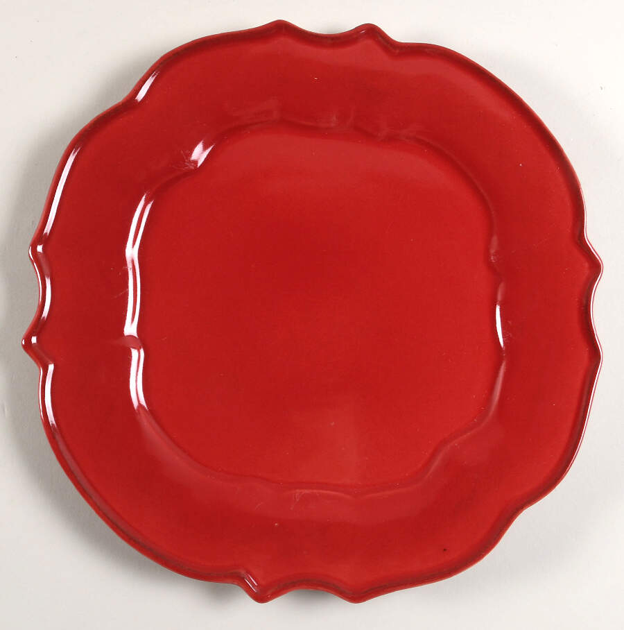 Palazzo Red Dinner Plate by Ballard Designs-1