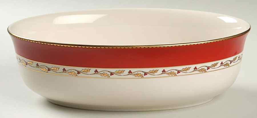 Biltmore Christmas, A 9" Oval Vegetable Bowl by Biltmore for Your Home-1