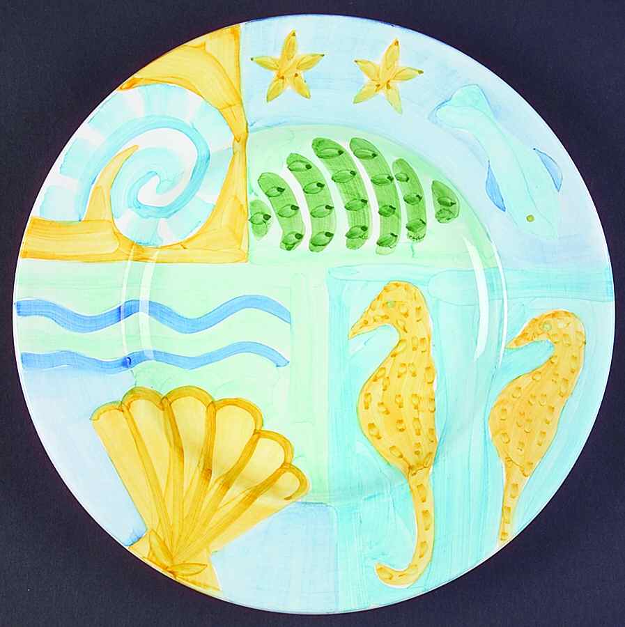 Seashell Dinner Plate by Bella-1