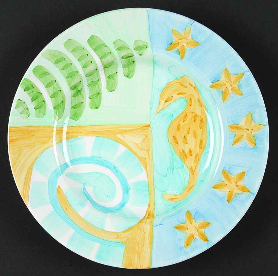 Seashell Salad Plate by Bella-1