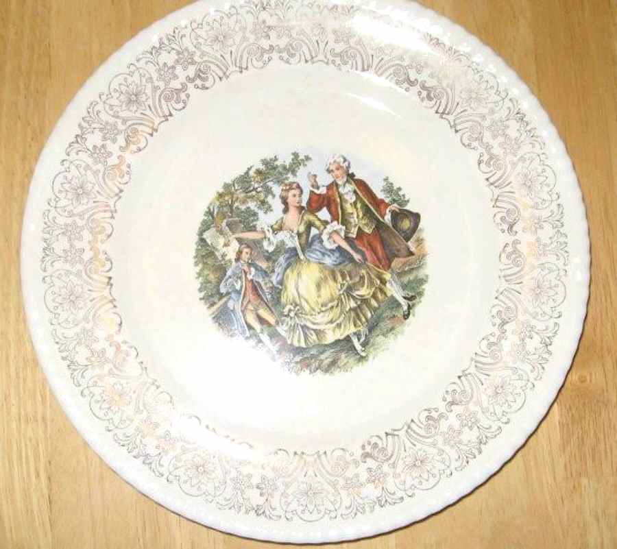 Minuet Dinner Plate by British Empire Ware-1