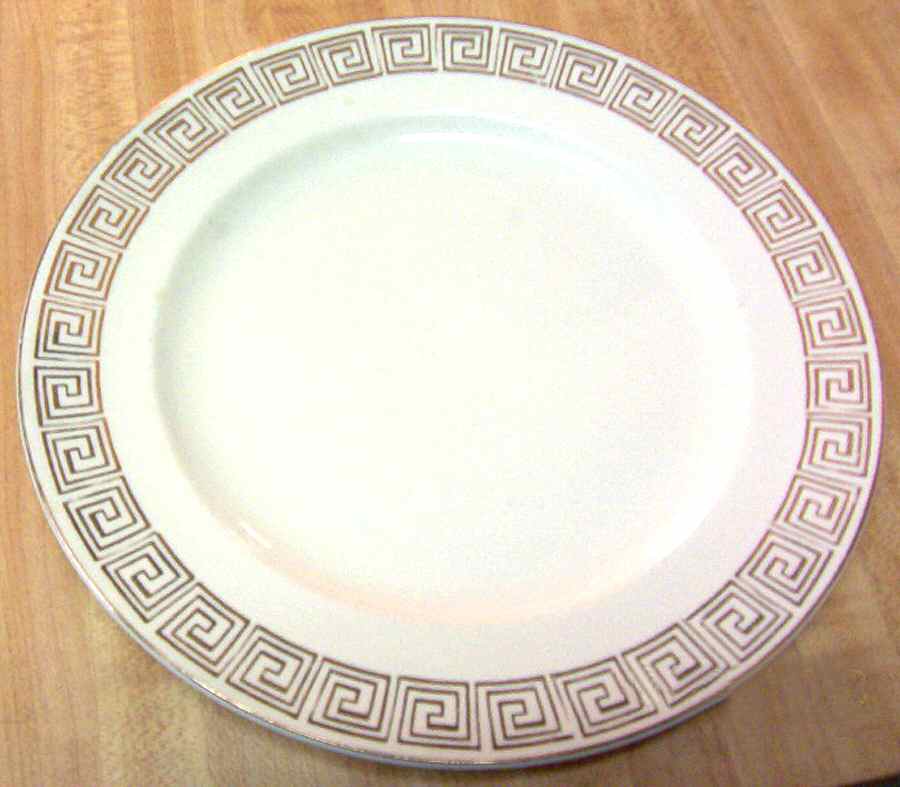 Gold Key Dinner Plate by Broadhurst-1