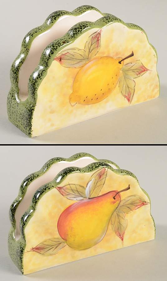 Tuscan Fruit Napkin Holder by Baum Brothers-1