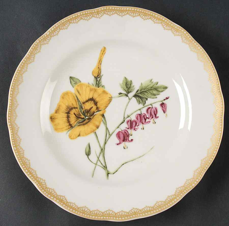Crochet Flowers Salad Plate by Biltmore for Your Home-1