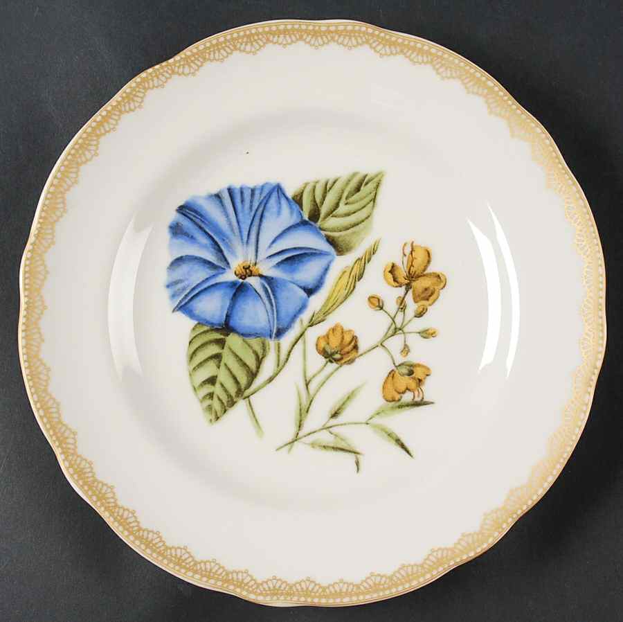 Crochet Flowers Salad Plate by Biltmore for Your Home-1