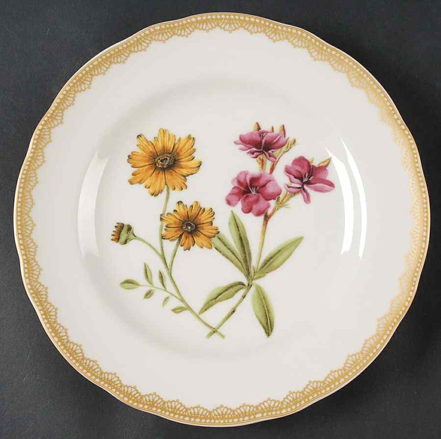 Crochet Flowers Salad Plate by Biltmore for Your Home-1