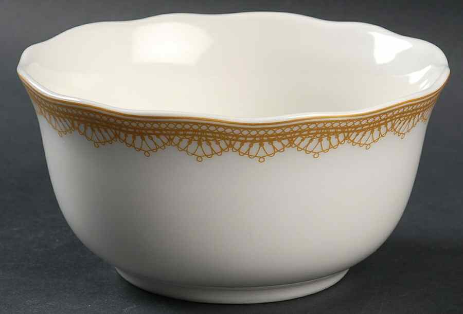 Crochet Flowers Coupe Cereal Bowl by Biltmore for Your Home-1