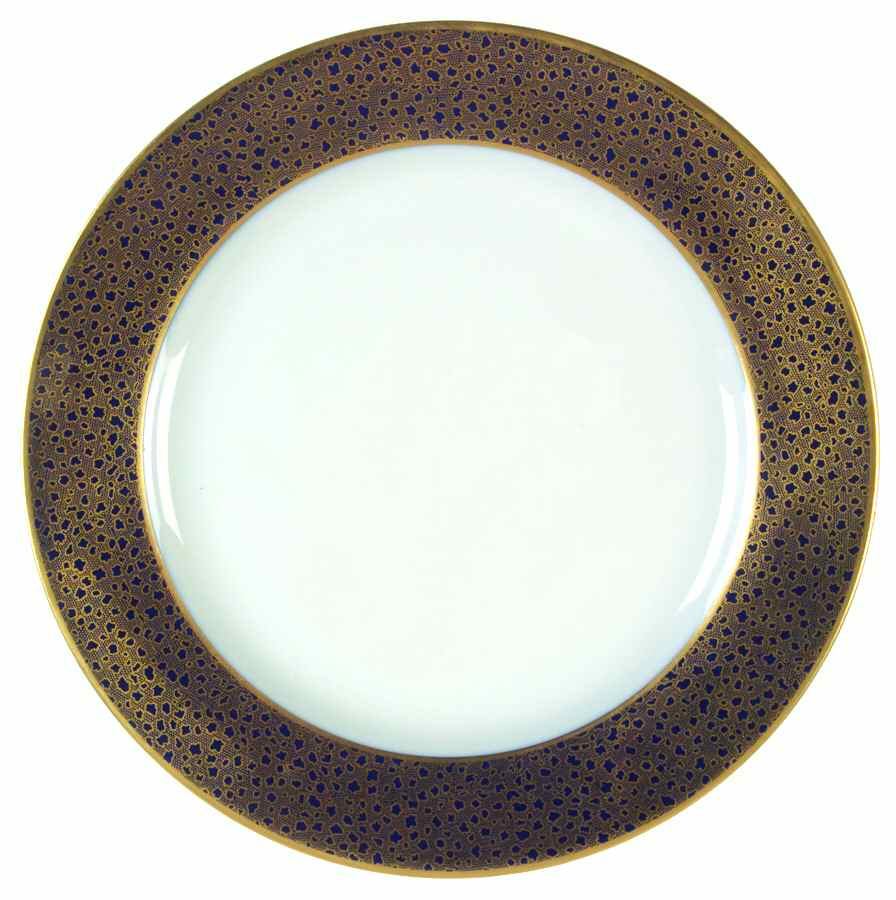 Louvre Coblat Blue Dinner Plate by Bernardaud-1