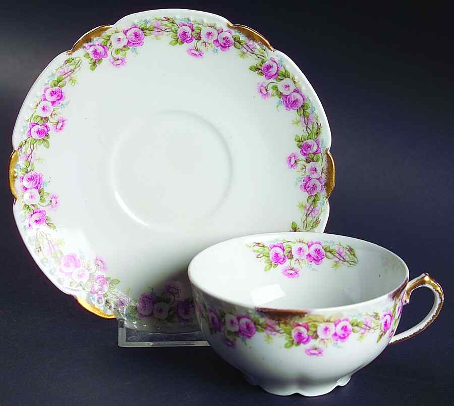 BWD589 Flat Cup & Saucer Set by Bawo & Dotter-1