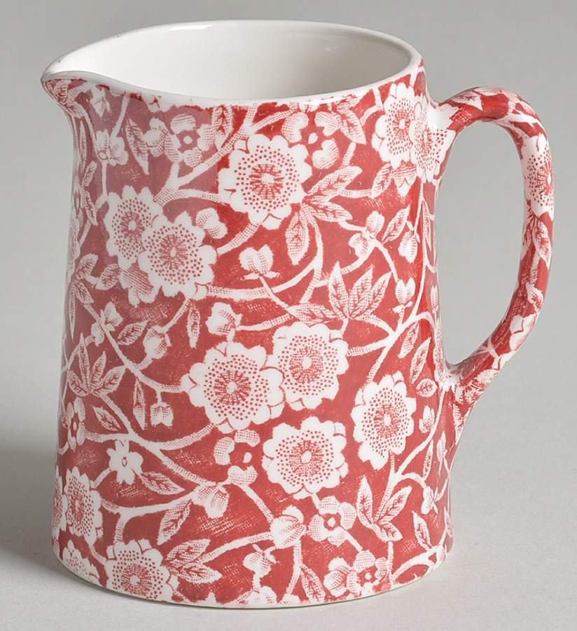Calico Red Mini Tankard Jug by Burgess & Leigh-1