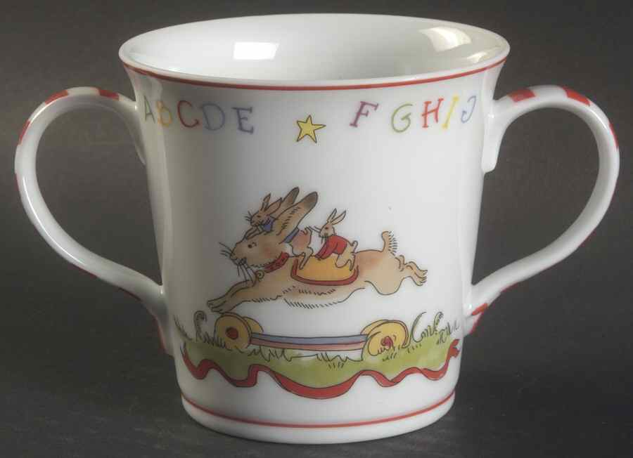 La Ronde des Jouets Child's 2 Handled Mug by Bernardaud-1
