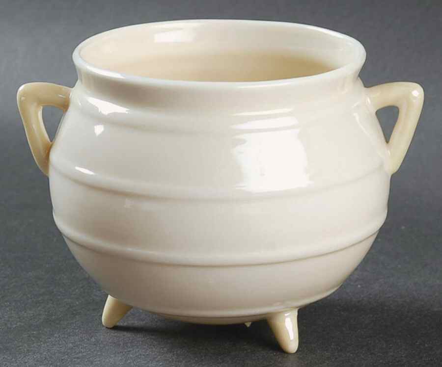 Creamer & Sugar Sets Irish Pot Shape Open Sugar Bowl by Belleek Pottery (Ireland)-1