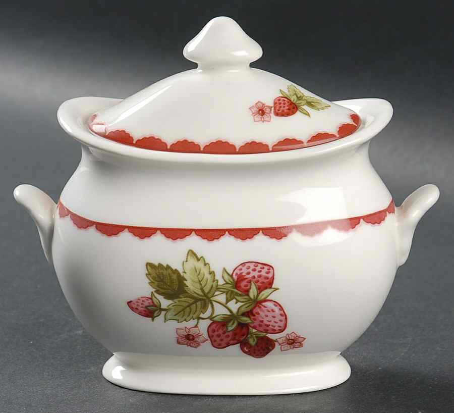 Harvest Berry Sugar Bowl & Lid by Biltmore for Your Home-1
