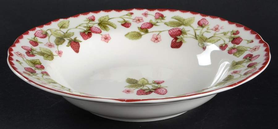 Harvest Berry Large Rim Soup Bowl by Biltmore for Your Home-1