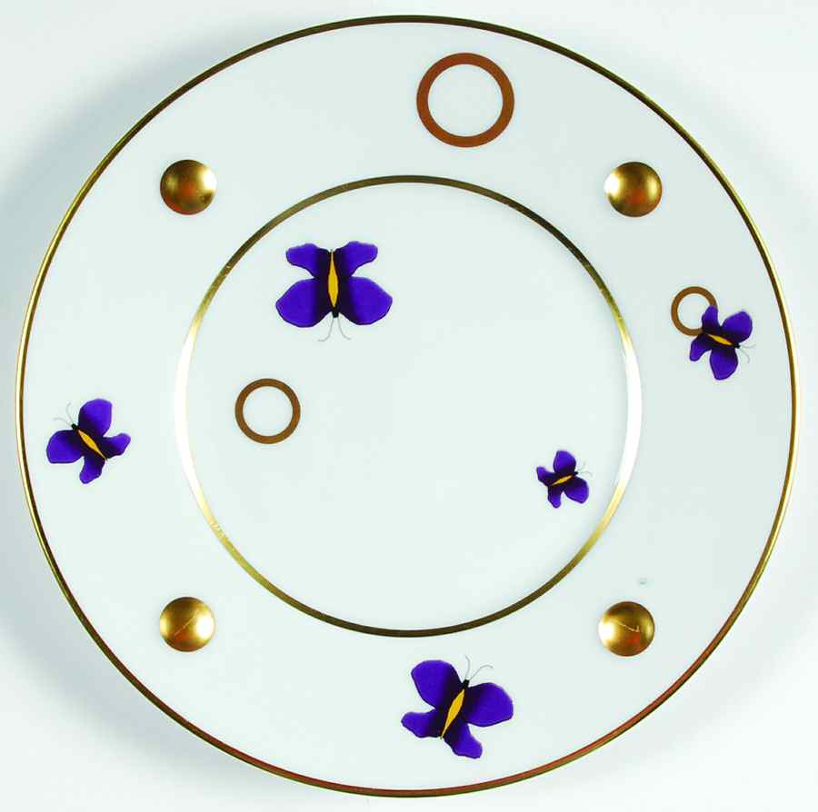Ueno Gold Salad/Dessert Plate by Bernardaud-1