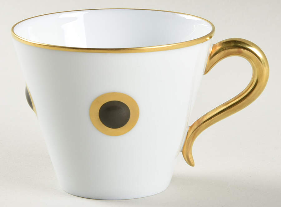 Ithaque Gold Flat Cup by Bernardaud-1