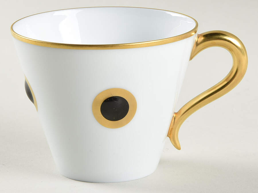 Ithaque Gold Flat Cup by Bernardaud-1