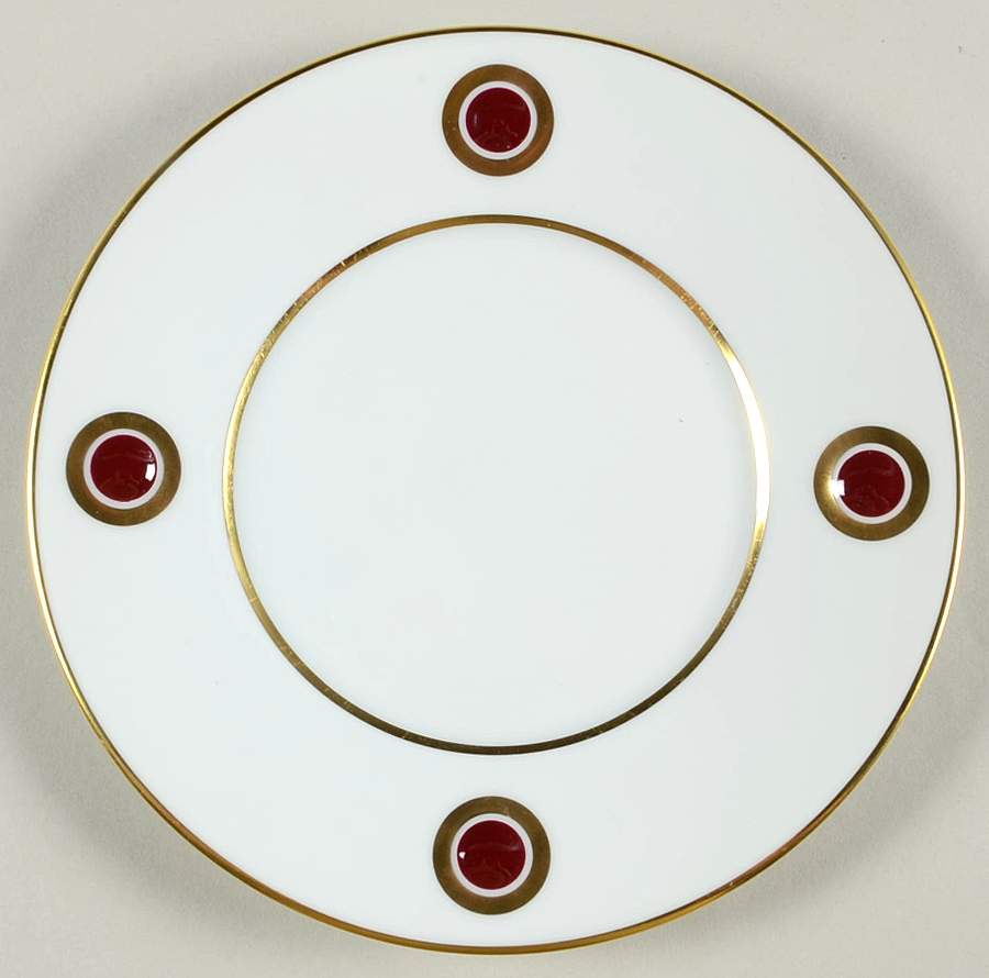 Ithaque Gold Salad Plate by Bernardaud-1