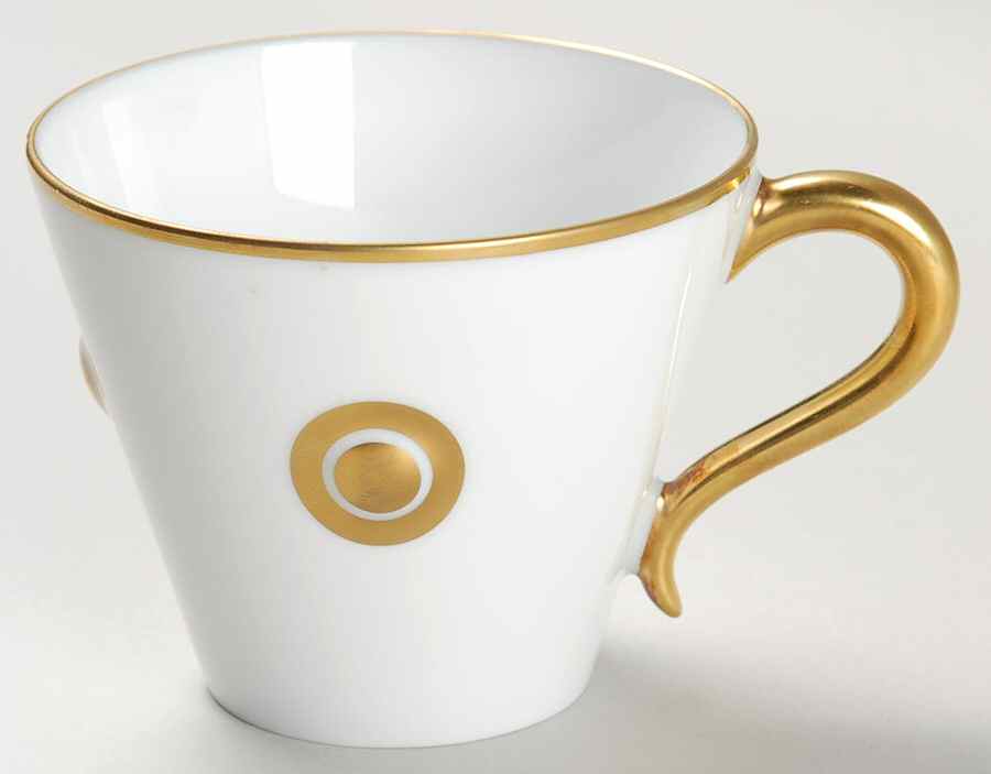 Ithaque Gold Flat Cup by Bernardaud-1