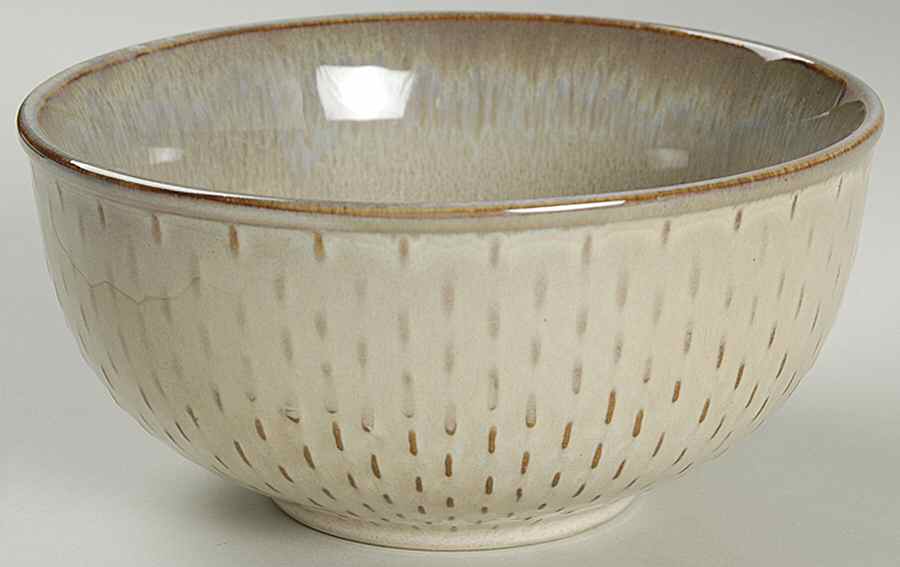 Stitch Linen Soup/Cereal Bowl by Baum Brothers-1