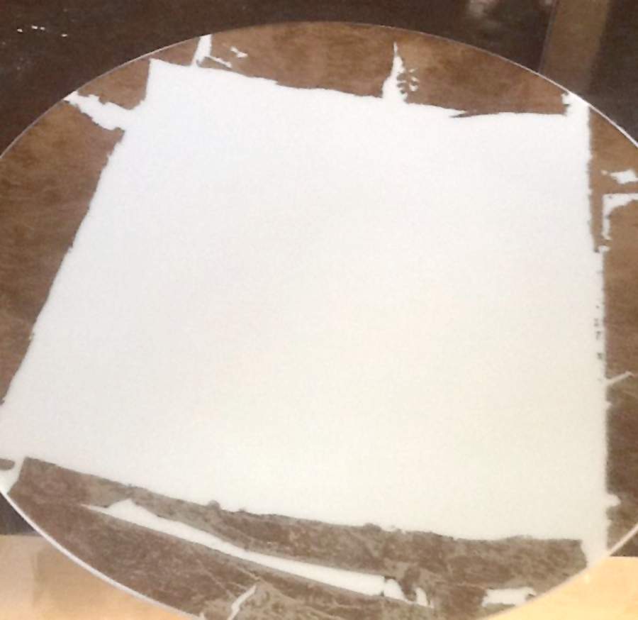 Silver Leaf (Round) Salad Plate by Bernardaud-1
