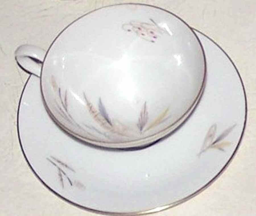 3056 Flat Cup & Saucer Set by Bavaria-1