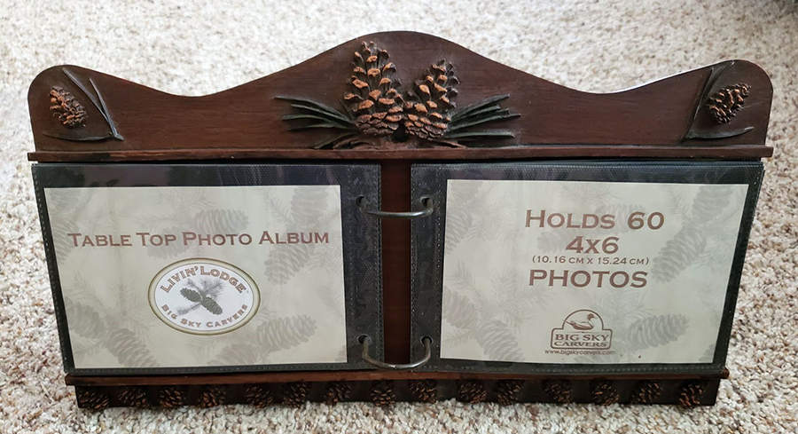 Fusion Pinecone Photo Album by Big Sky Carvers-1