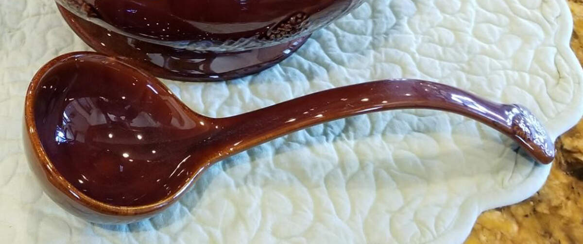 Fusion Pinecone Tureen Ladle by Big Sky Carvers-1