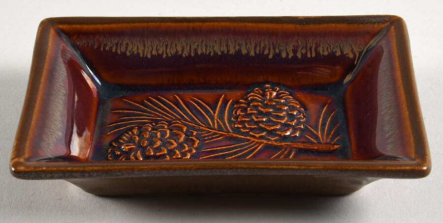 Fusion Pinecone Soap Dish by Big Sky Carvers-1