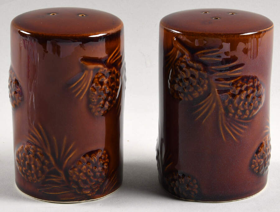 Fusion Pinecone Salt & Pepper Set by Big Sky Carvers-1