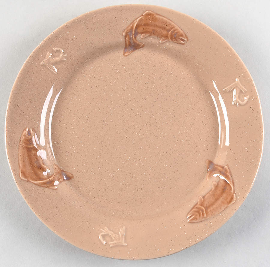 Fusion Trout Salad Plate by Big Sky Carvers-1
