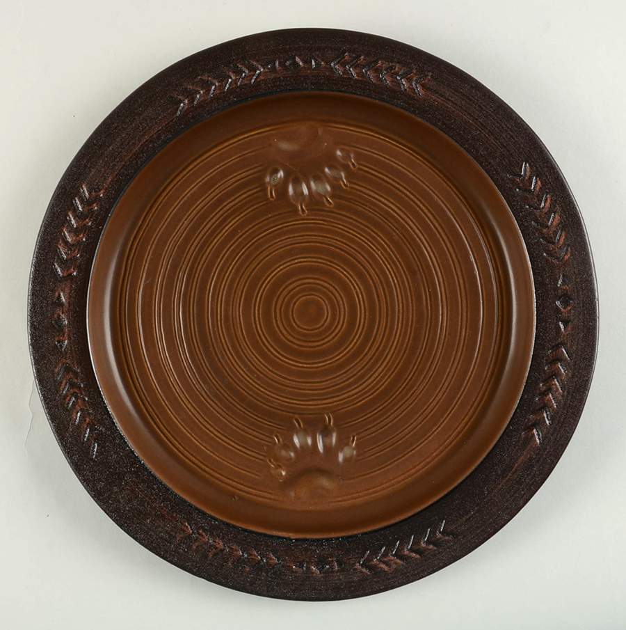 Maskwa Ridge Dinner Plate by Big Sky Carvers-1