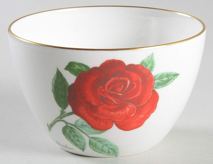 AT&T Rose, The Fruit/Dessert (Sauce) Bowl by Boehm-1