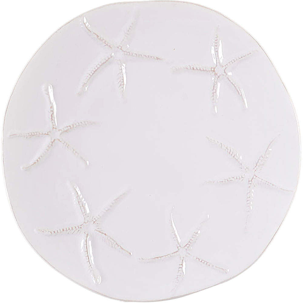 Seahorse and Seashell Menagerie White Salad Plate by Blue Sky-1