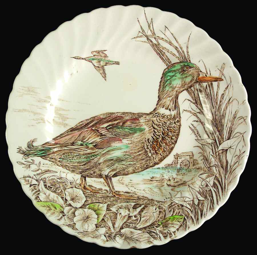 Wild Birds of Heath & Moorland Dinner Plate by British Anchor-1
