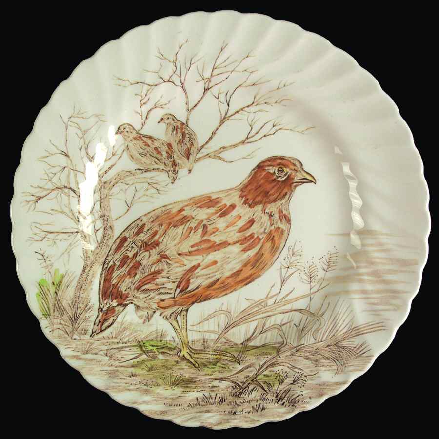 Wild Birds of Heath & Moorland Dinner Plate by British Anchor-1