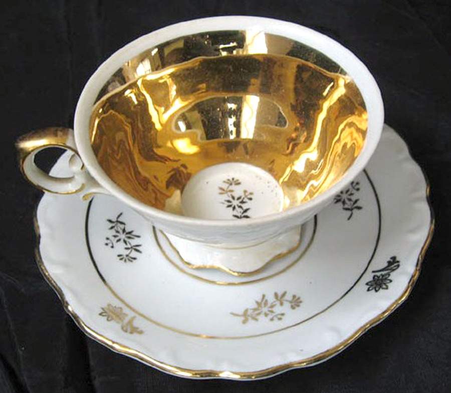 BAV319 Footed Cup & Saucer Set by Bavaria-1