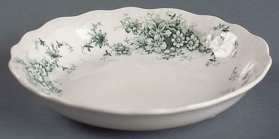 Lamare (Embossed) Fruit/Dessert (Sauce) Bowl by Buffalo Pottery-1