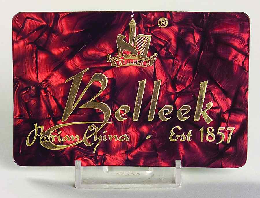 Advertising Signs Plastic Sign 1 by Belleek Pottery (Ireland)-1