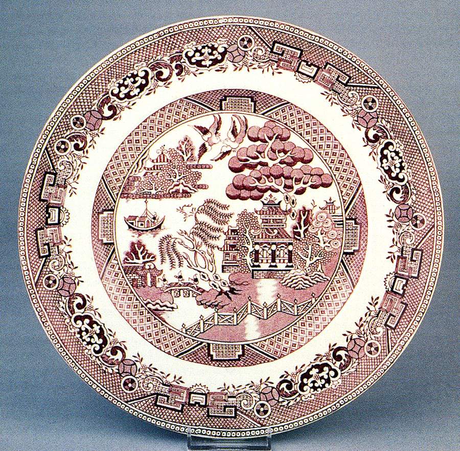 Willow Mulberry Dinner Plate by Britannia Pottery -1