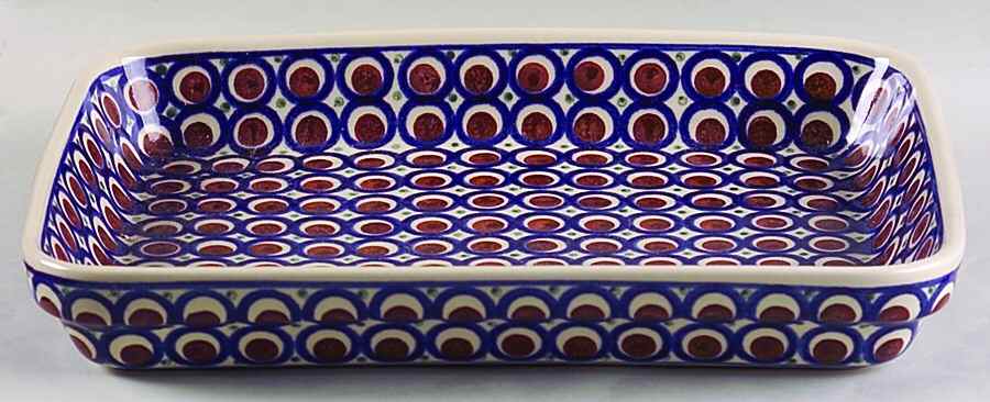 BOW18 12" Rectangular Baker by BOLESLAWIEC-1