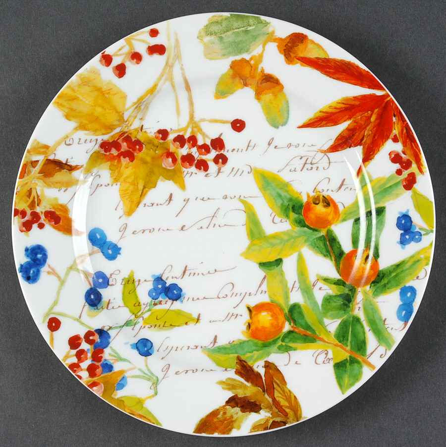 Harvest Berry Salad/Dessert Plate by Bernardaud-1