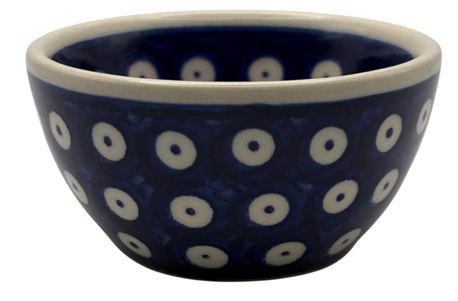 True Blue Fruit/Dip Bowl by BOLESLAWIEC-1
