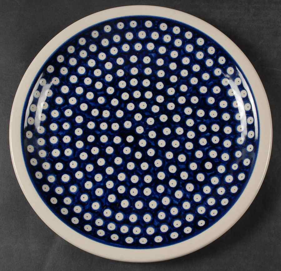True Blue Dinner Plate by BOLESLAWIEC-1