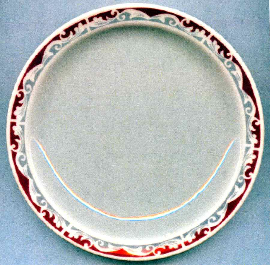 BUF145 Dinner Plate by Buffalo Pottery-1