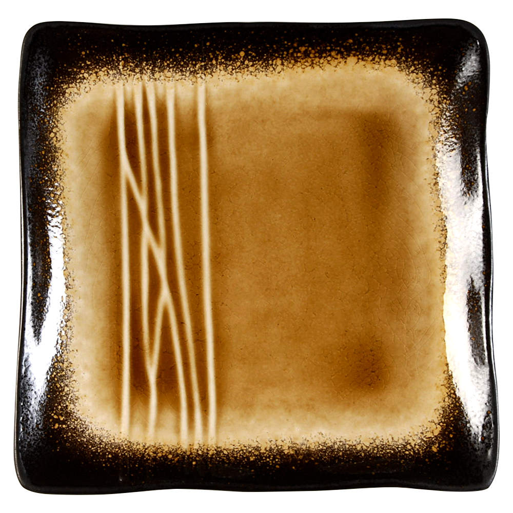 Galaxy Amber Appetizer Plate by Baum Brothers-1